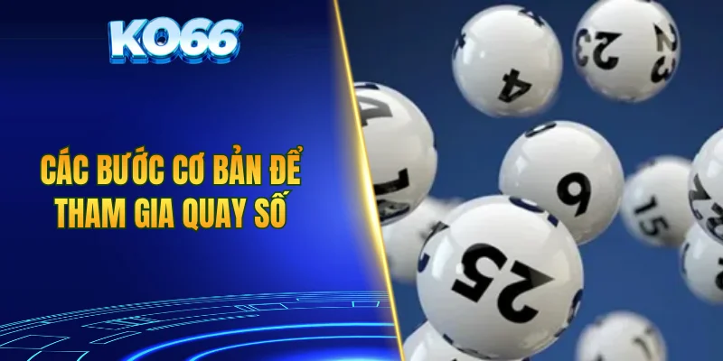 Các bước cơ bản để tham gia quay số